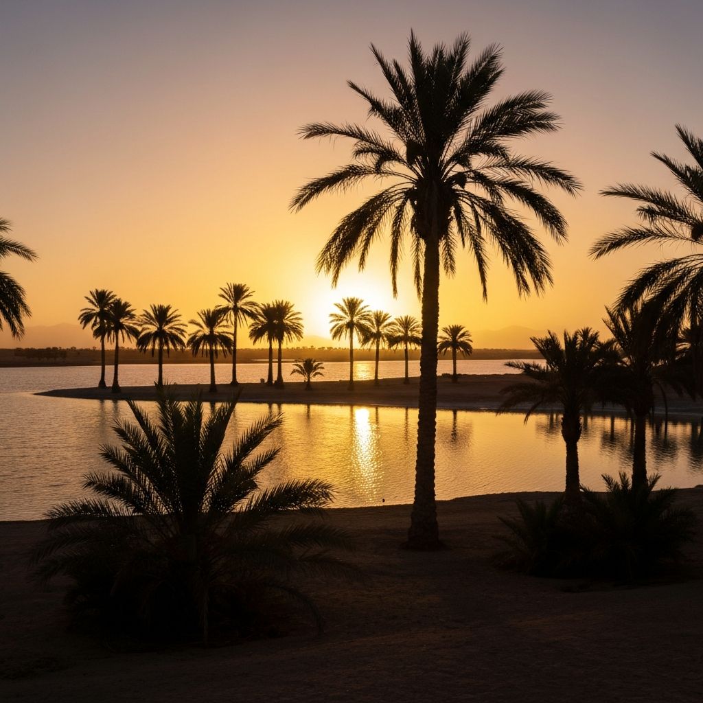 Atardecer en la península de Dakhla